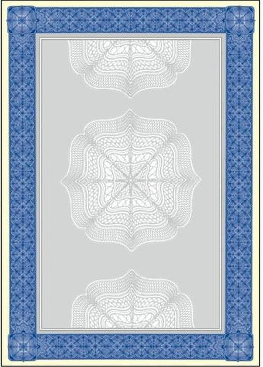 Sigel designpapier - a4 - waardepapier blauw - 185 grams - 20 vel - si-dp490