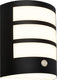 Briloner - led wandlamp accu - touch - timer - zwart - verwisselbare batterij - verwisselbare printplaat - 18 x 15 x 7 cm - zwart