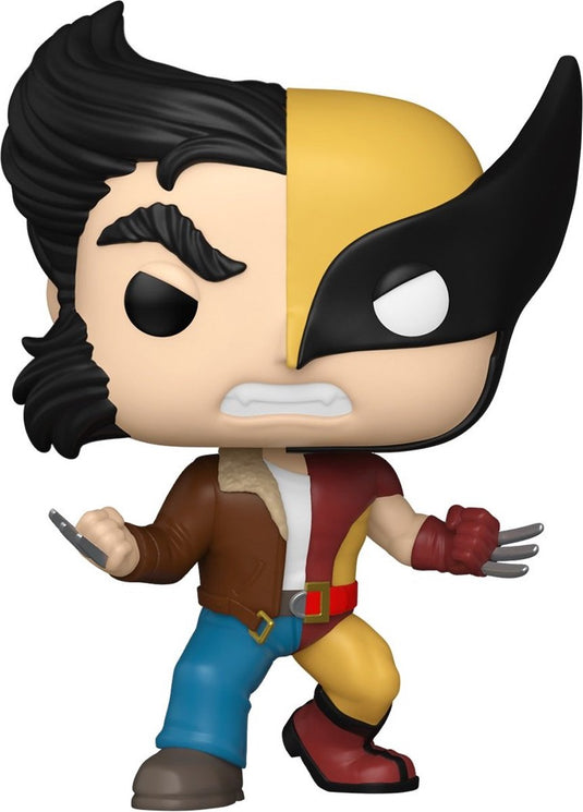 Funko pop split: marvel - logan wolverine pop