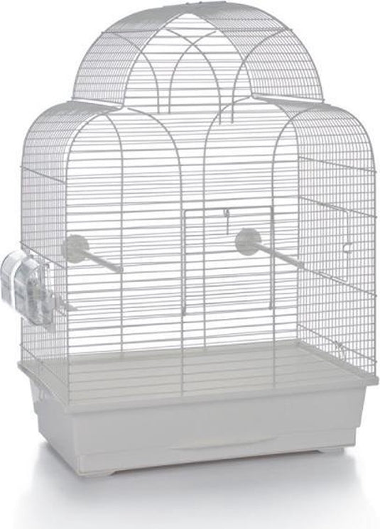 Beeztees sonia - vogelkooi - wit - 45x28x63 cm