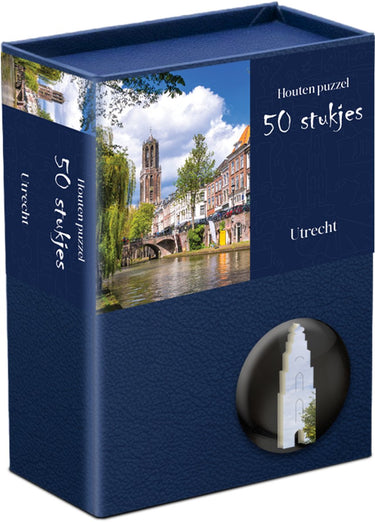 Tucker's fun factory houten puzzel - utrecht - 50 stukjes - legpuzzels