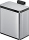 Eko - puro s food waste caddy 7 liter - stainless steel plastic - matrvs, zwart - prullenbak