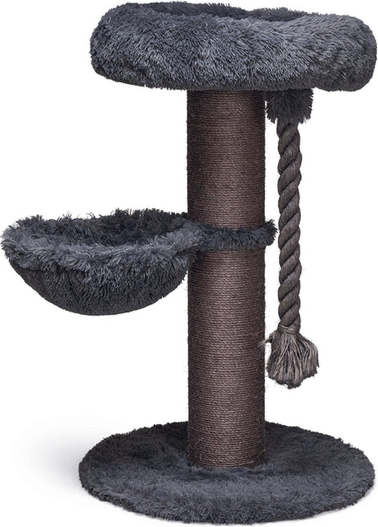 Beeztees ramiro - krabpaal - grote krabpaal - xl - grijs - 70x70x120 cm