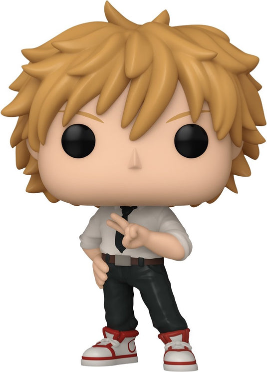 Funko chainsaw man denji vinyl figuur 1678 pop! meerkleurig - pvc - anime, fan merch, tv-series