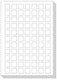 Pictogenda blanco stickervellen (25 stuks)