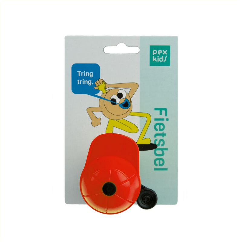 Load image into Gallery viewer, Fiets bel pexkids pietje met gele of rode dop
