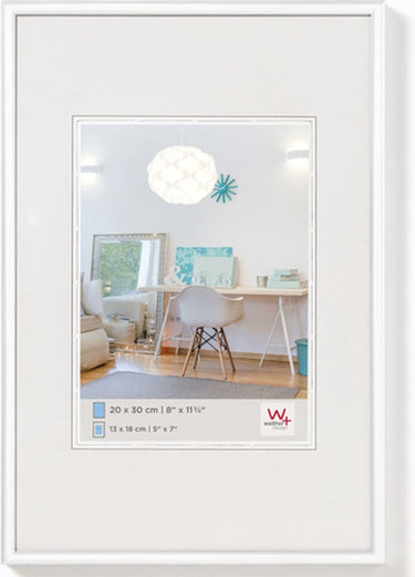 Walther new lifestyle - kunststof lijst - fotoformaat 40x50 cm - wit