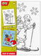 Totum the grinch - canvas schilderen op nummer the grinch - a4 formaat schilderijtje maken - knutselset jongens en meisjes vanaf 6 jaar incl. versftrip en penseeltje - cadeau tip