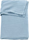 Meyco baby uni wieglaken - pre-washed hydrofiel - jeans blue - 75x100cm - 0.3 tog