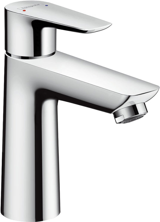 Hansgrohe talis e - wastafelmengkraan - ééngreeps bediening - coolstart energiebesparend - zonder waste - 110mm maat - chroom