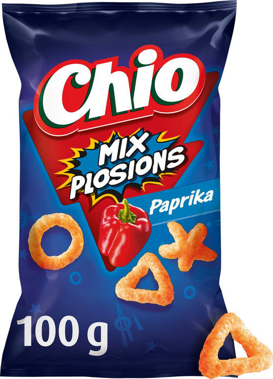 Chio mixplosions paprika - chips - 12x100 gram