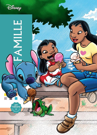 Hachette heroes disney coloriages mystères familie - kleuren op nummer boek