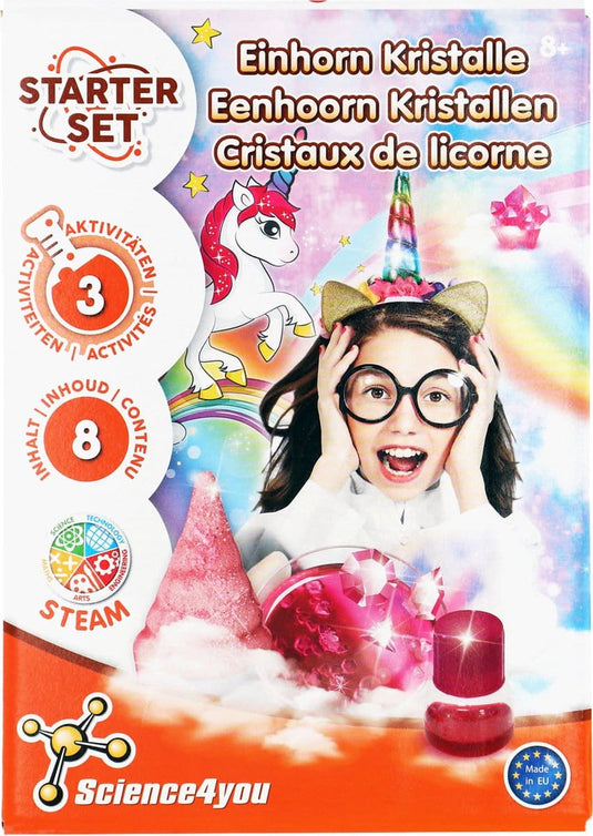 Oku science4you - starter set eenhoorn kristallen