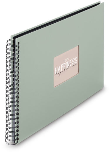 Hama spiraal fotoalbum - fine art - 36x32 - 50 pagina's - salie