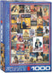 Eurographics - eerste en tweede wereldoorlog vintage posters [wwi wwii vintage posters] - 1000 stukjes 48×68cm (b×h) - legpuzzel