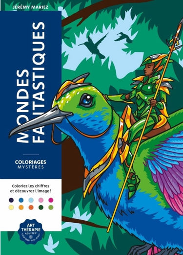 Hachette heroes – mondes fantastiques – mysterie kleurboek – 100 pagina’s