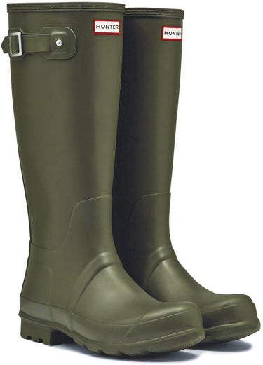 Hunter - regenlaarzen voor heren - original tall wellington - olijfgroen - maat 42eu