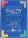 Gallery cursusblok, ft a4, 80 g m², 2-gaatsperforatie, geruit 5 mm, 100 vel