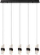 Lucide kligande - hanglamp - led dimbaar - 5x7,8w 2700k - zwart