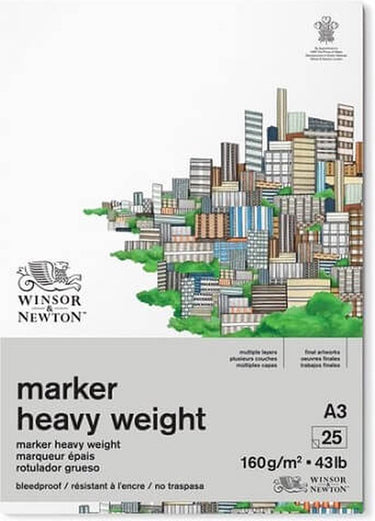 Winsor newton marker papier bleedproof extra heavy a3