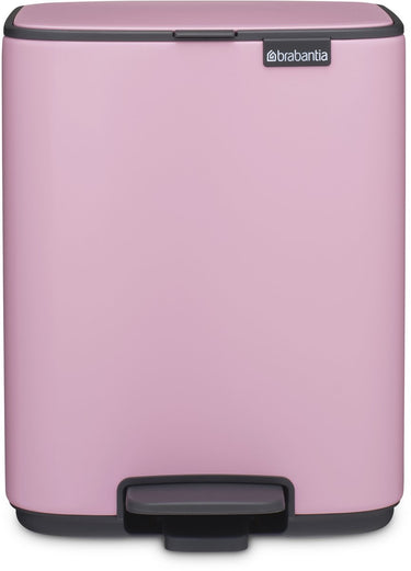 Brabantia bo pedaalemmer - 12 liter - lilac pink