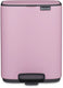 Brabantia bo pedaalemmer - 12 liter - lilac pink