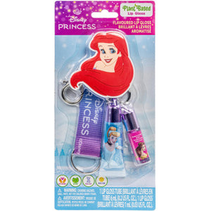Disney princess lipgloss met sleutelhanger | 6 stuks