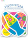 Ooly - stickiville stickers: peace love - vinyl (4 die-cut)