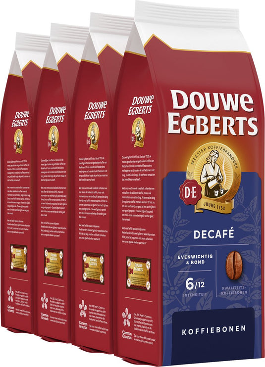 Douwe egberts décafé koffiebonen - 4 x 500 gram