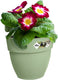 Elho vibia campana easy hanger s 21 - balkonbak met ophanghaken - 100% gerecycled plastic - ø 20.5 x h 26.5 cm - pistachegroen