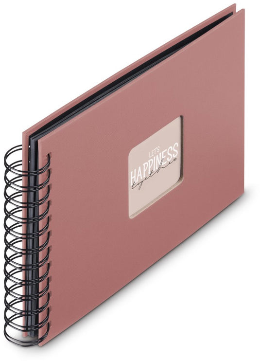 Hama spiraal fotoalbum - fine art - 24x17 - 50 pagina's - terracotta