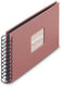 Hama spiraal fotoalbum - fine art - 24x17 - 50 pagina's - terracotta