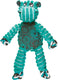 Kong floppy knots - m l - nijlpaard - hondenspeelgoed - groen blauw - 36 x 19 x 8 cm