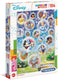 Clementoni - puzzel - 104 stukjes - superkleur karakters - puzzel voor kinderen - vanaf 6 jaar