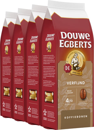 Douwe egberts verfijnd koffiebonen - 4 x 500 gram