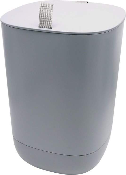 Nature - bokashi compostbak - h35 x 24 x 25,7cm - grijs - 10,6l - voor in de keuken