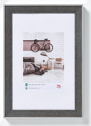 Walther bohemian - fotolijst - fotoformaat 30x40 cm - grijs