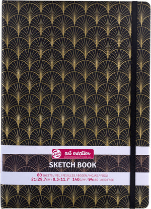 Talens art creation schetsboek art deco | 21 x 29,7 cm, 140 g, 80 vellen