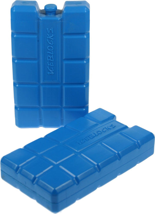 Bo-camp koelelementen - 2 stuks - 3.5x9x16 cm - blauw