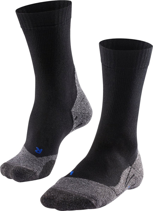 Falke tk2 cool anti-blaar dik lyocell functioneel materiaal wandelsokken dames zwart - maat 35-36