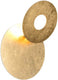 Trio leano - wandlamp - goud - incl. 1x smd 6 w -