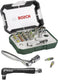 Bosch accessories promoline 2607017392 bitset 27-delig plat, kruiskop pozidriv, kruiskop phillips, inbus, binnen-zesron