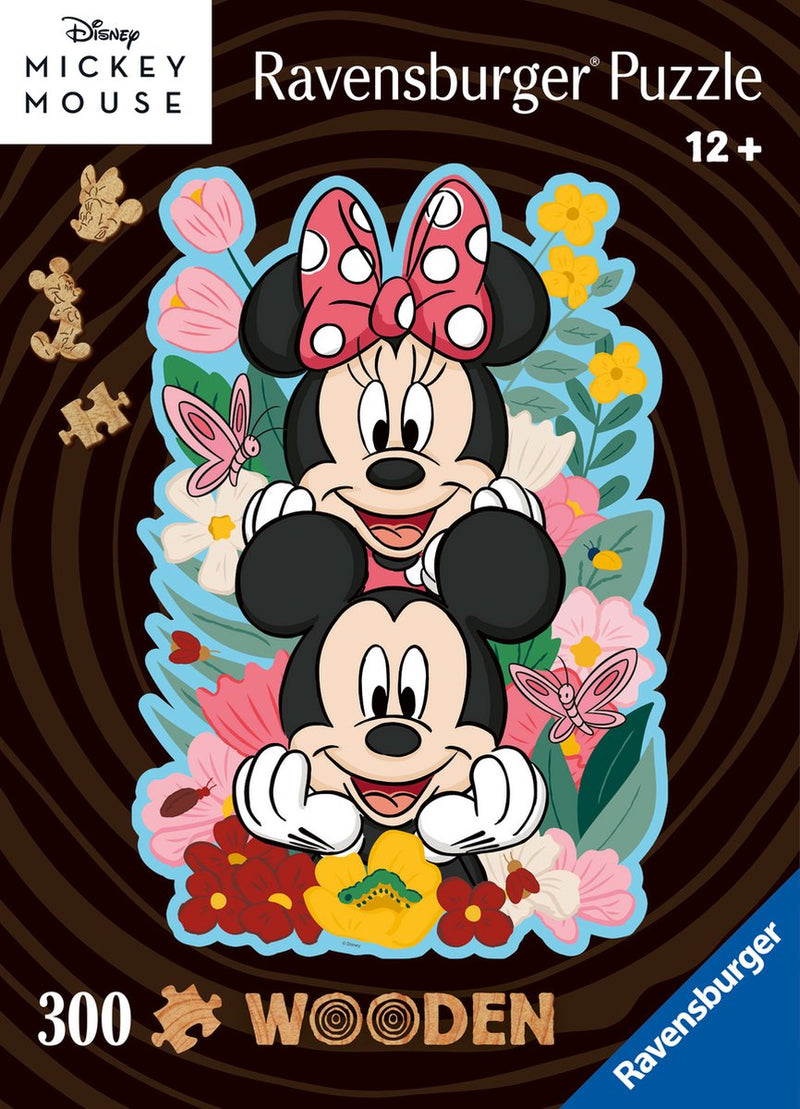 Load image into Gallery viewer, Ravensburger houten puzzel disney mickey minnie mouse - legpuzzel - 300 stukjes
