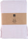 Arti casa tafelkleed 150x240 cm - tafelkleed roze gestreept - tafelkleed materiaal mix polyester katoen lurex - tafelkleed voor eettafel - wit roze