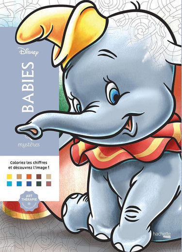 Hachette heroes coloriages mystères disney babies - kleurboek voor volwassenen - hachette