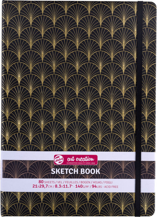 Talens art creation schetsboek art deco | 21 x 29,7 cm, 140 g, 80 vellen