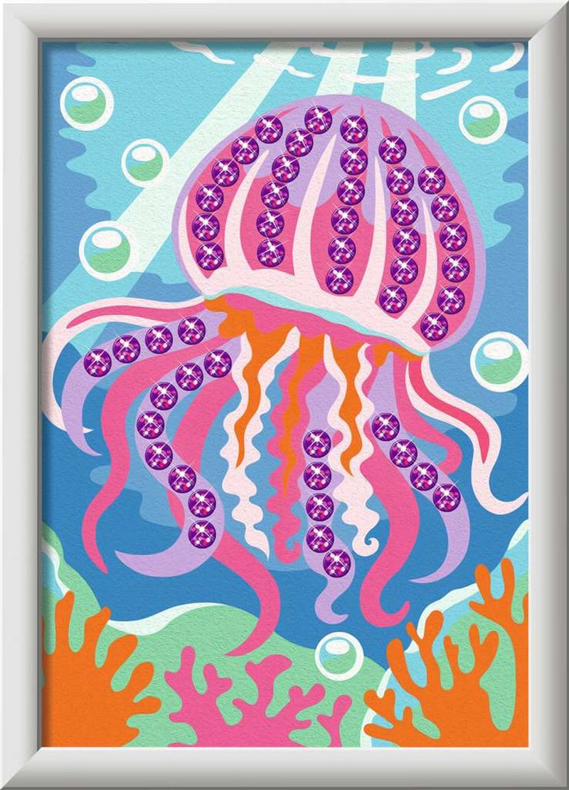 Load image into Gallery viewer, Ravensburger – creart: trendy jellyfish – schilderen op nummer
