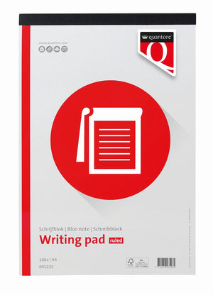 Quantore schrijfblok basic a4 gelijnd 5 stuks