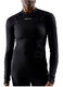 Craft active extreme x cn ls w dames thermoshirt - zwart