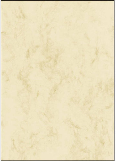 Sigel designpapier a4 - marmer beige - 200 grams - 25 vel - si-dp191